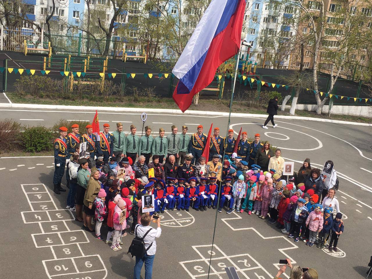 В детских садах Владивостока проходят праздничные мероприятия, посвященные 9 Мая