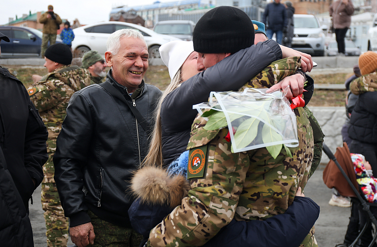 Первый батальон добровольческого отряда «Тигр» вернулся из зоны СВО в Приморье