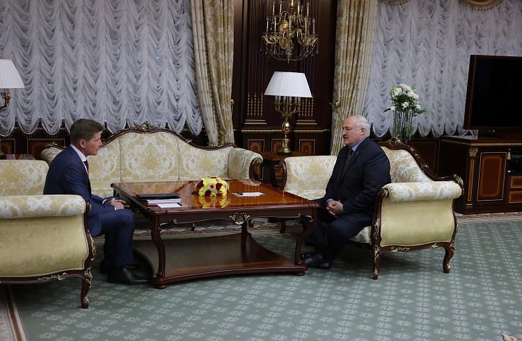 В Минске прошла рабочая встреча Александра Лукашенко и Олега Кожемяко
