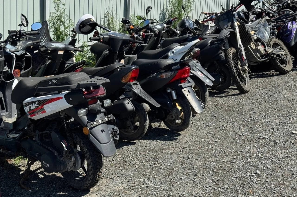 174 mototsikla otpravili na shtrafstoyanku vo Vladivostoke 2