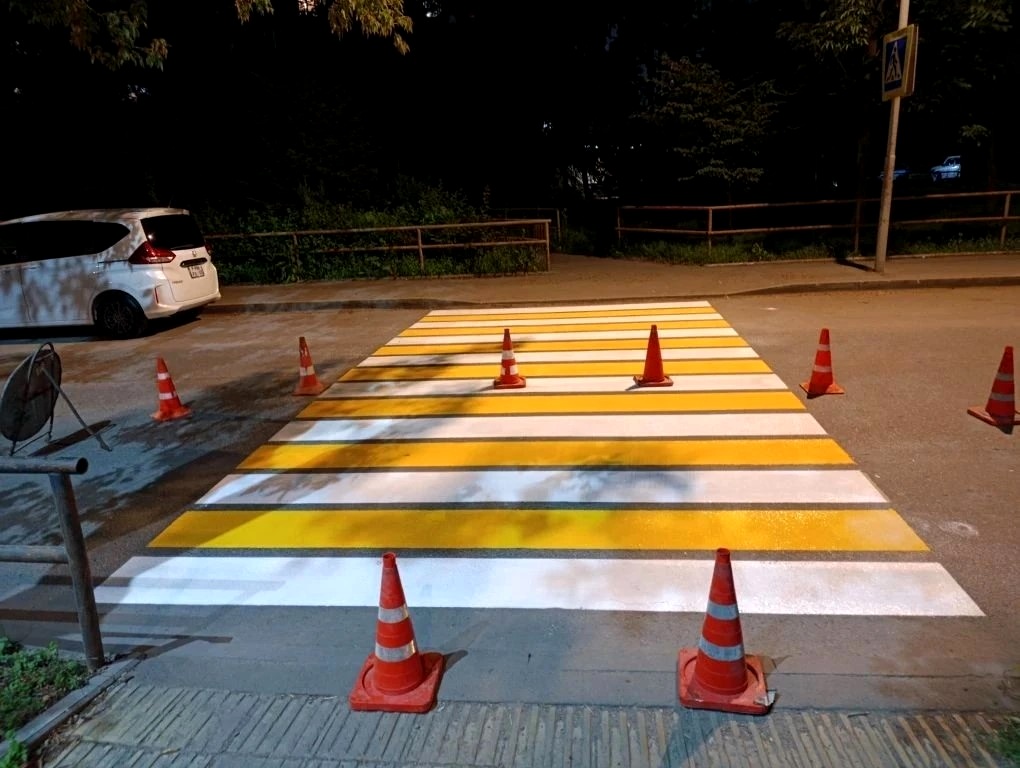 Novaya razmetka poyavilas na ulitsakh Vladivostoka